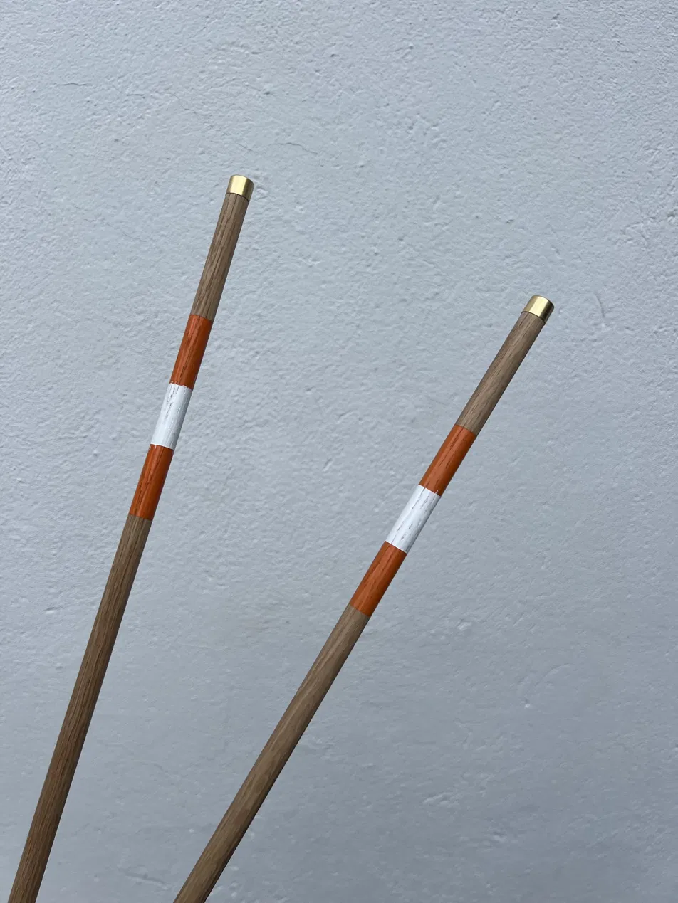 Orange & Hvit alignment sticks
