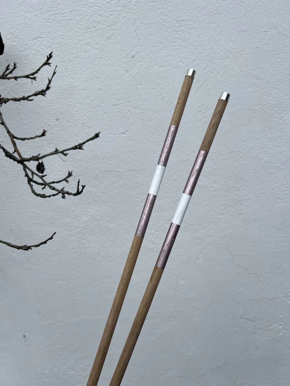 Rosa & Hvit alignment sticks